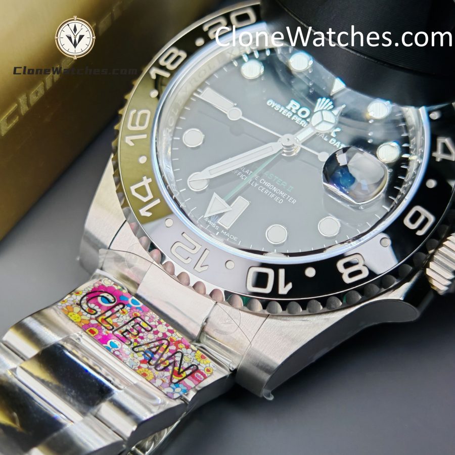 Rolex Super Clone Watches 1:1 GMT Master II 116710LN-0001 Oyster 3186 Movement - Image 15