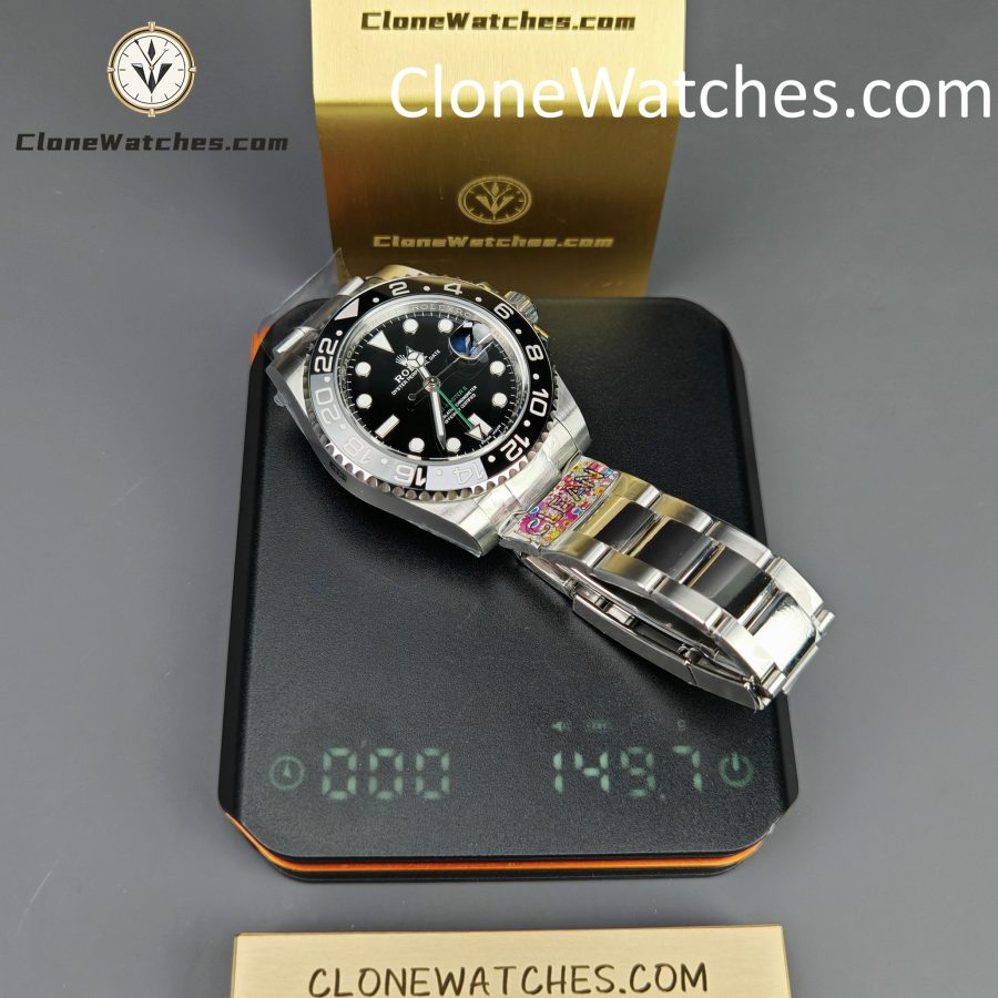 Rolex Super Clone Watches 1:1 GMT Master II 116710LN-0001 Oyster 3186 Movement - Image 17