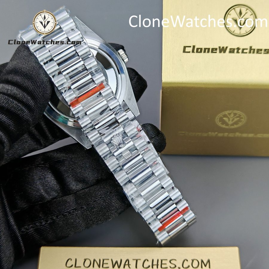 Rolex Super Clone Watches 1:1 Day Date Ice Blue Dial 40mm M228236-0012 3255 Movement - Image 8
