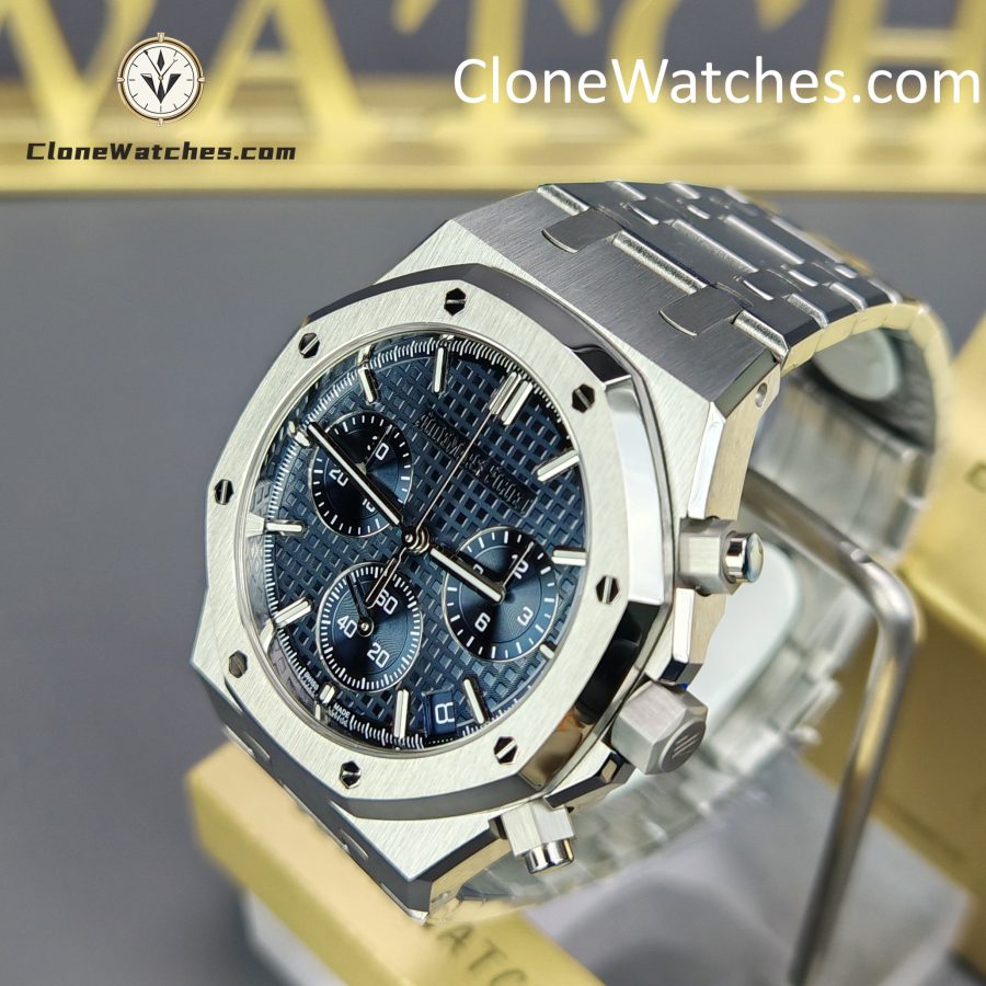 Audemars Piguet Super Clone Watches 1:1 Royal Oak Blue Dial 26240 Selfwinding Chronograph - Image 3
