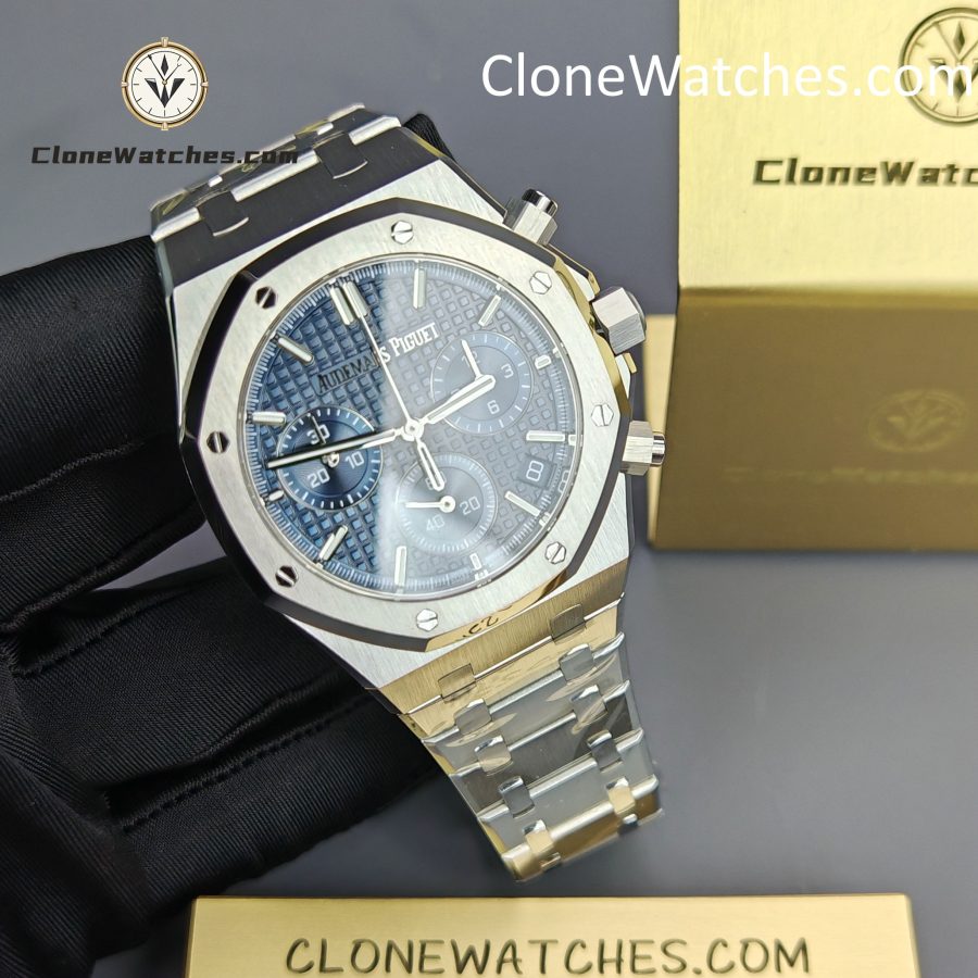 Audemars Piguet Super Clone Watches 1:1 Royal Oak Blue Dial 26240 Selfwinding Chronograph - Image 4