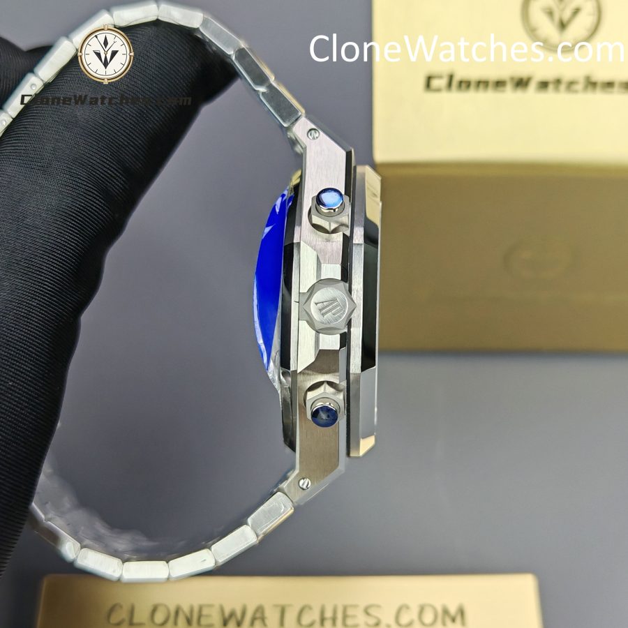 Audemars Piguet Super Clone Watches 1:1 Royal Oak Blue Dial 26240 Selfwinding Chronograph - Image 8