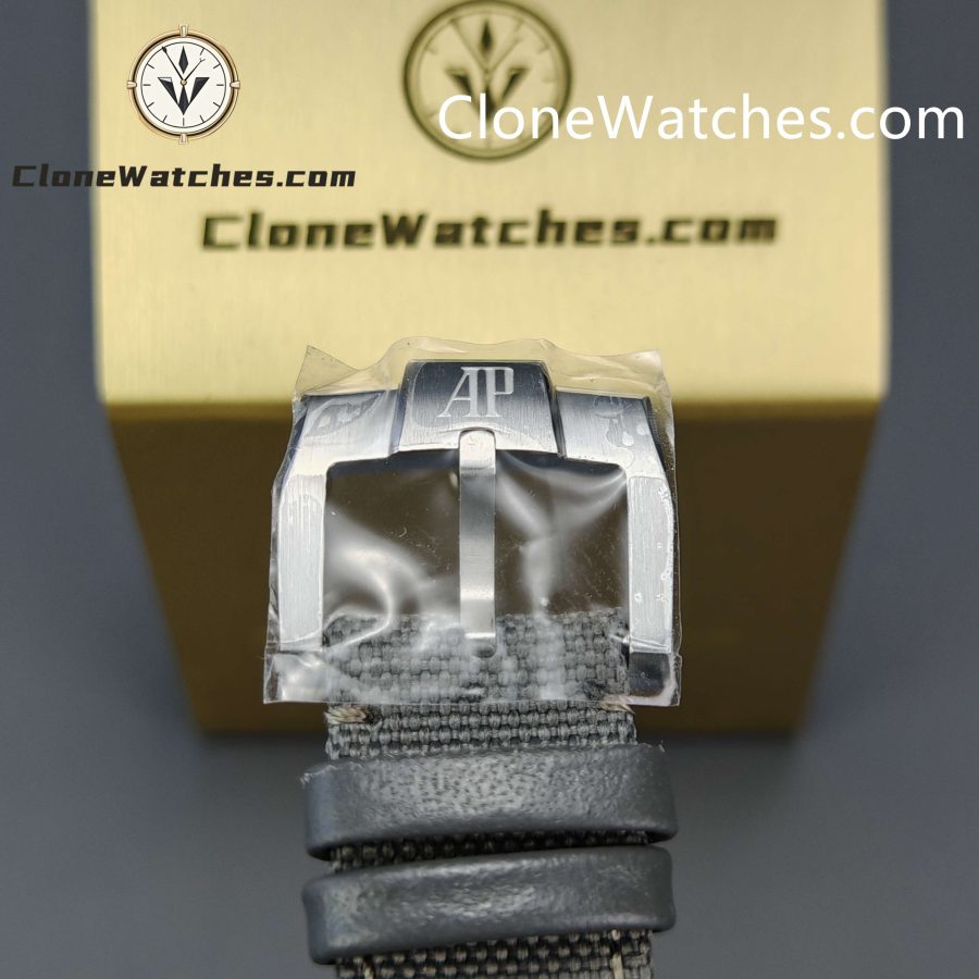 Audemars Piguet Super Clone Watches 1:1 Code 11.59 Tourbillon Grey Openworked 26600CR 41mm - Image 11