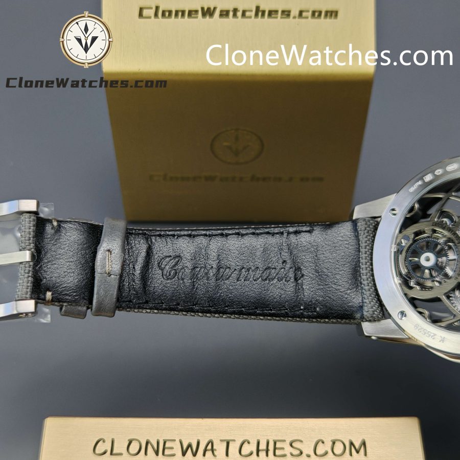 Audemars Piguet Super Clone Watches 1:1 Code 11.59 Tourbillon Grey Openworked 26600CR 41mm - Image 9