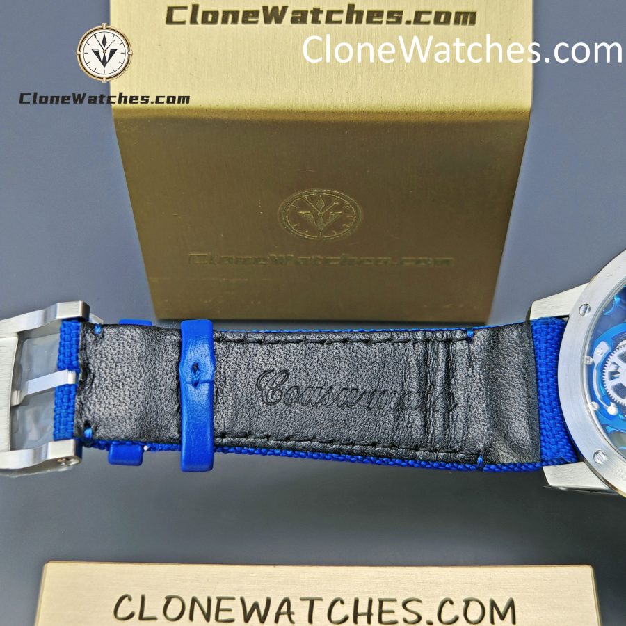 Audemars Piguet Super Clone Watches 1:1 Code 11.59 Tourbillon Blue Openworked 26600NB 41mm - Image 9