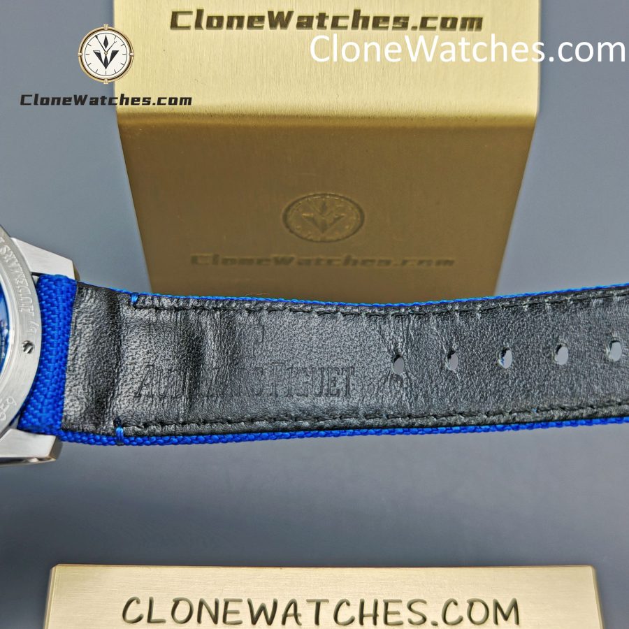Audemars Piguet Super Clone Watches 1:1 Code 11.59 Tourbillon Blue Openworked 26600NB 41mm - Image 10