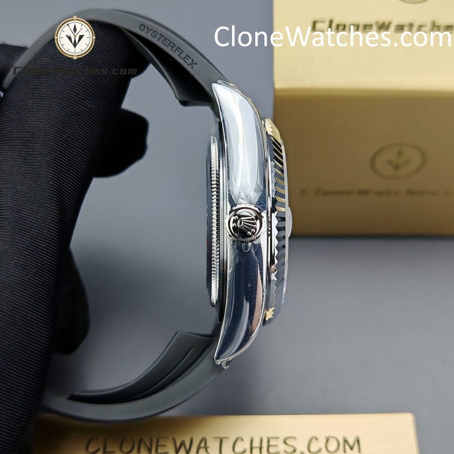 Rolex Super Clone Watch 1:1 Sky Dweller White Dial m336239-0003 42MM Rubber Strap - Image 6