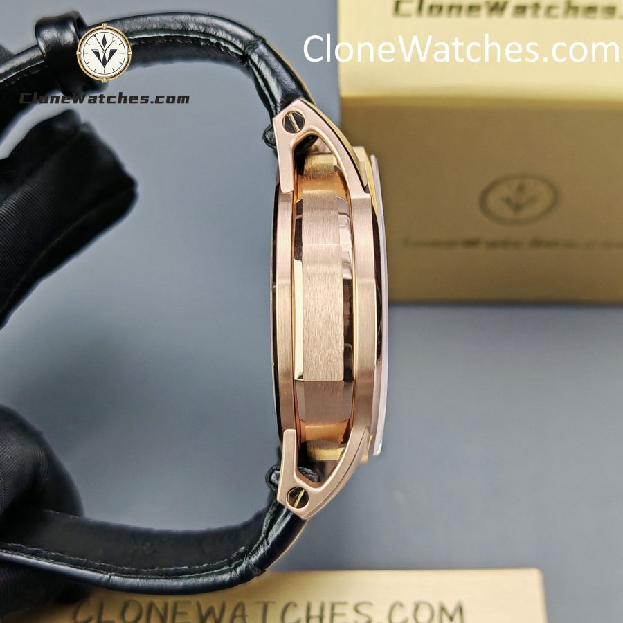 Audemars Piguet Super Clone Watches 1:1 Code 11.59 Tourbillon Rose Gold Black Openworked 26600OR 41mm - Image 7