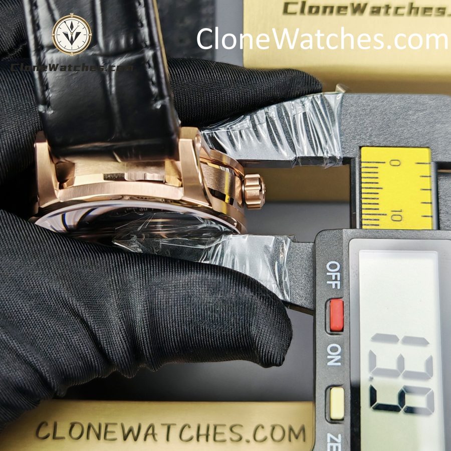 Audemars Piguet Super Clone Watches 1:1 Code 11.59 Tourbillon Rose Gold Black Openworked 26600OR 41mm - Image 13