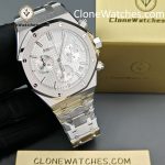 Audemars Piguet Super Clone Watches 1:1 Royal Oak White Dial 26240 Selfwinding Chronograph - Image 4