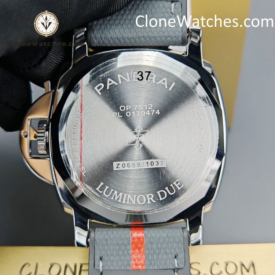Panerai Super Clone Watches 1:1 Luminor Due Luna Rossa PAM01381 White Dial 42mm - Image 12
