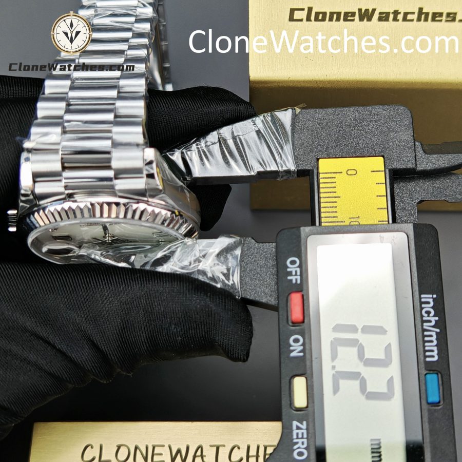 Rolex Super Clone Watches 1:1 Day Date Mother of Pearl Diamond Dial 36 mm m128239 - 0007 3255 Movement - Image 14