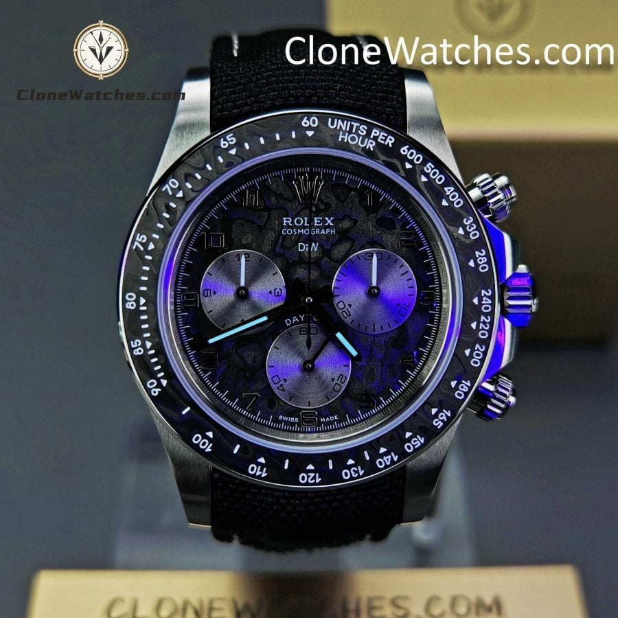 Modified Super Clone Watches 1:1 DiW Rolex Daytona NTPT Carbon "EXCEPTIONAL-1" - Image 2
