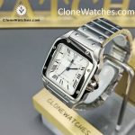 Cartier Super Clone Watches 1:1 Santos Series White Dial 35.1MM WSSA0029 - Image 2
