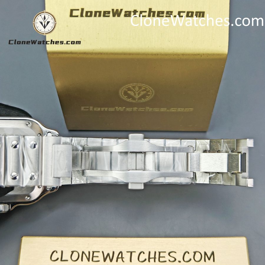 Cartier Super Clone Watches 1:1 Santos Series White Dial 35.1MM WSSA0029 - Image 9