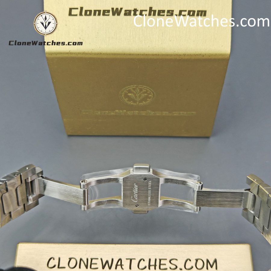 Cartier Super Clone Watches 1:1 Santos Series White Dial 35.1MM WSSA0029 - Image 10