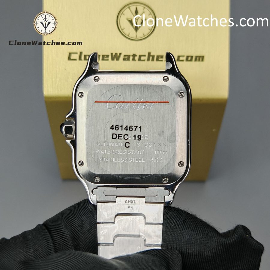 Cartier Super Clone Watches 1:1 Santos Series White Dial 35.1MM WSSA0029 - Image 14
