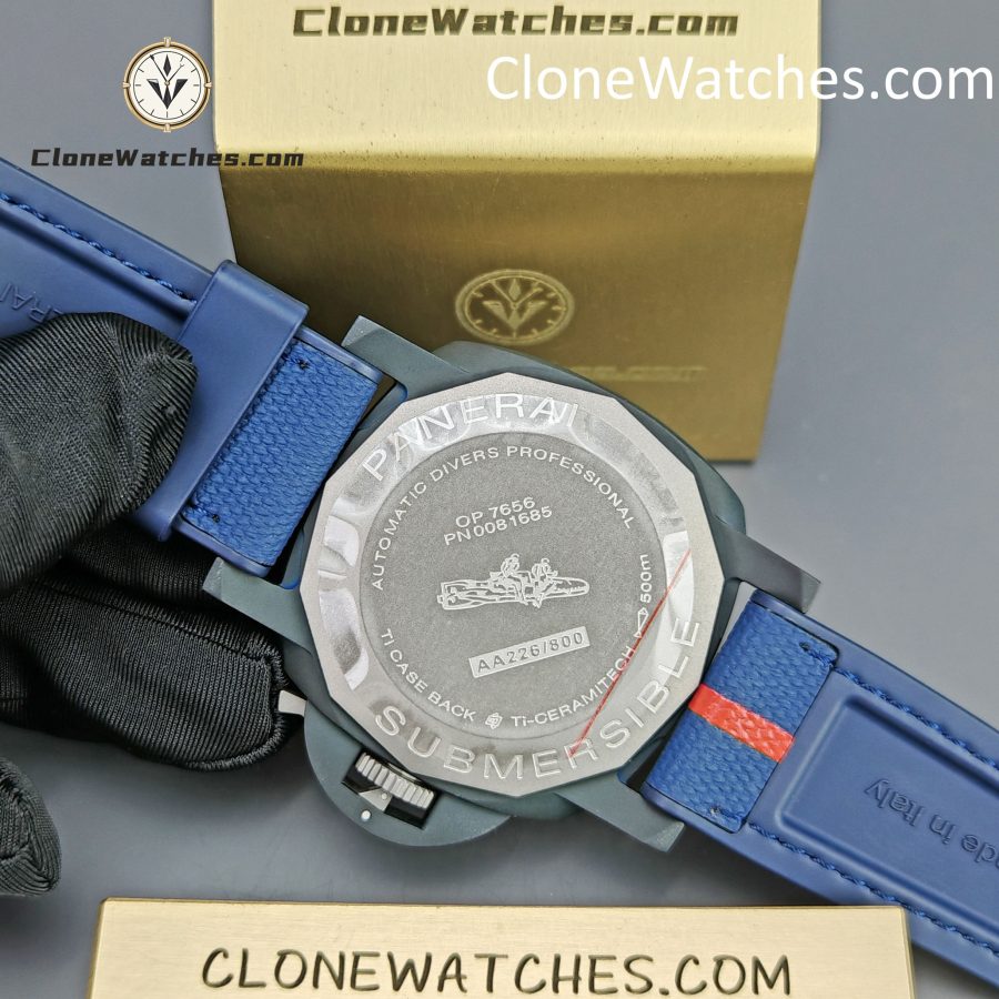 Panerai Super Clone Watches 1:1 Submersible Luna Rossa Ti-Ceramitech PAM01543 White Dial - Image 10