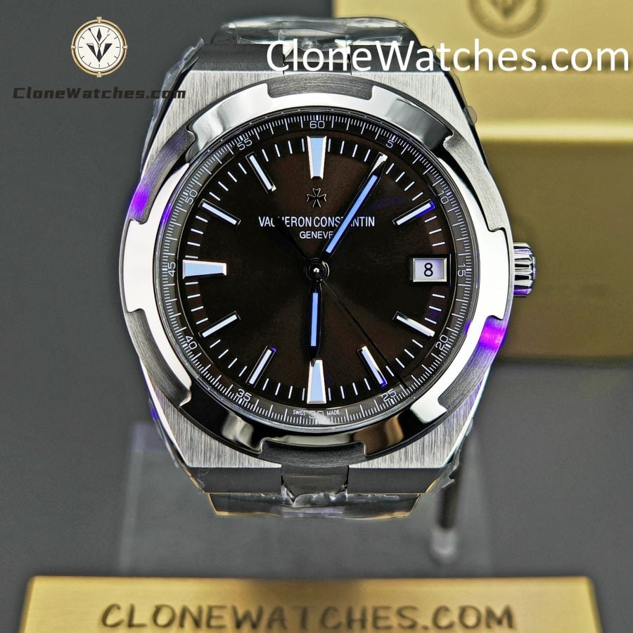 Vacheron Constantin Super Clone Watches 1:1 Overseas 4500V/110A-B146 Coffee Dial - Image 2