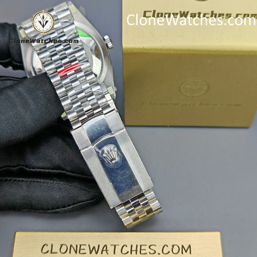 Rolex Super Clone Watches 1:1 DateJust Blue Diamond Dial Jubilee 36MM M126234 – 0037 3235 Movement - Image 6