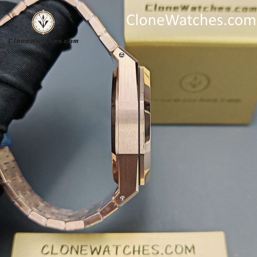 Audemars Piguet Super Clone Watches 1:1 Rose Gold Blue Dial 26240 - Image 8