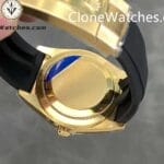 Rolex Super Clone Watch 1:1 Sky Dweller Gold Dial M326238-0007 42MM Rubber Strap - Image 7