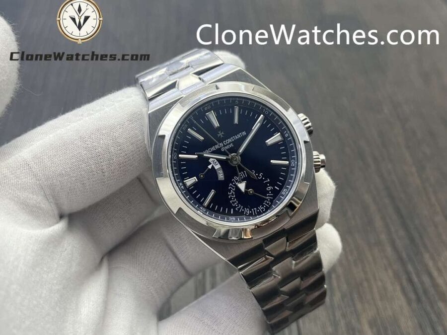 Vacheron Constantin Super Clone Watches 1:1 Overseas Dual Time 7920V/210A-B334 Blue Dial - Image 2