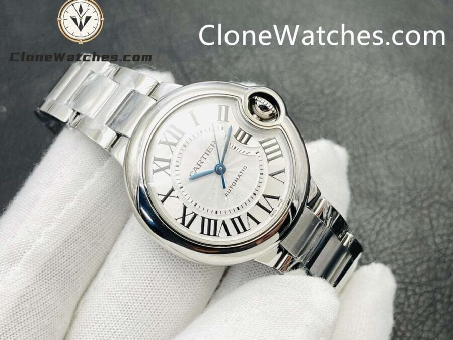 Cartier Super Clone Watches 1:1 Ballon Bleu de Cartier WSBB0044 White Dial 33mm - Image 4