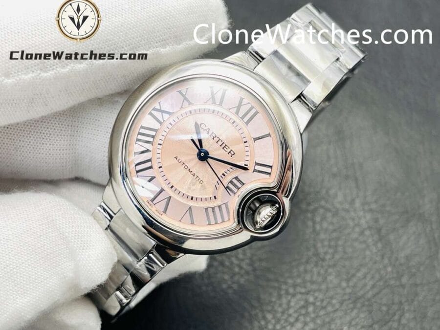 Cartier Super Clone Watches 1:1 Ballon Bleu de Cartier WSBB0068 Pink Dial 33mm - Image 3