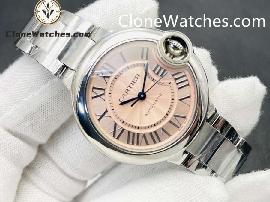 Cartier Super Clone Watches 1:1 Ballon Bleu de Cartier WSBB0068 Pink Dial 33mm - Image 4