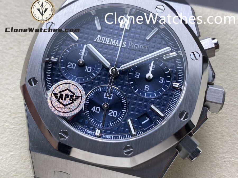 Audemars Piguet Super Clone Watches 1:1Blue Dial 26240 50th Anniversary Edition - Image 3