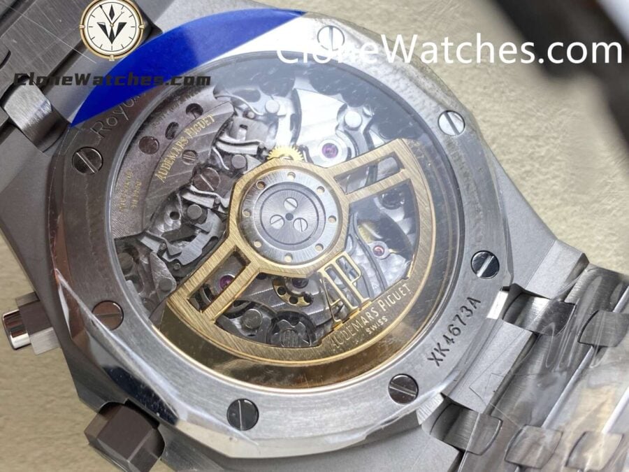 Audemars Piguet Super Clone Watches 1:1Blue Dial 26240 50th Anniversary Edition - Image 7