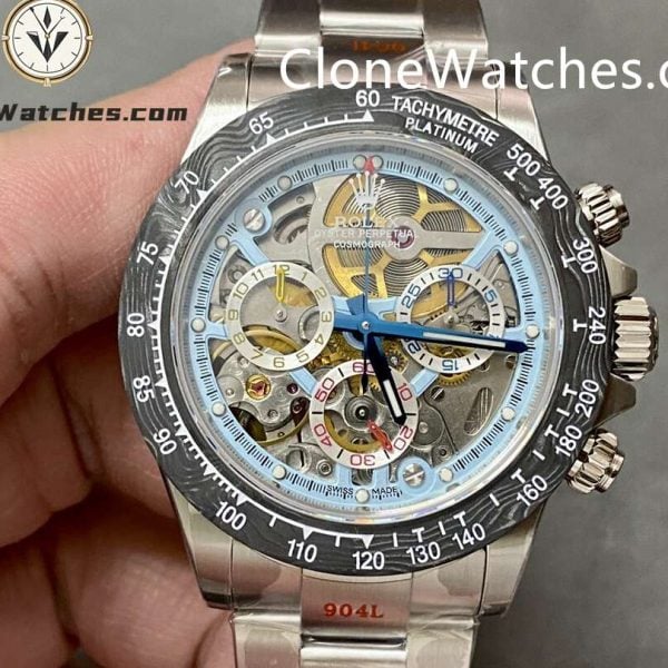 Super Clone Watches – Modified Sonic Daytona Skeleton Dial