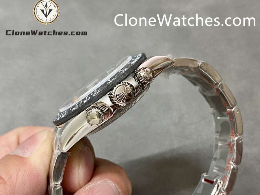 Modified Super Clone Watches 1:1 Sonic Rolex Daytona Skeleton Dial 4130 Movement - Image 6