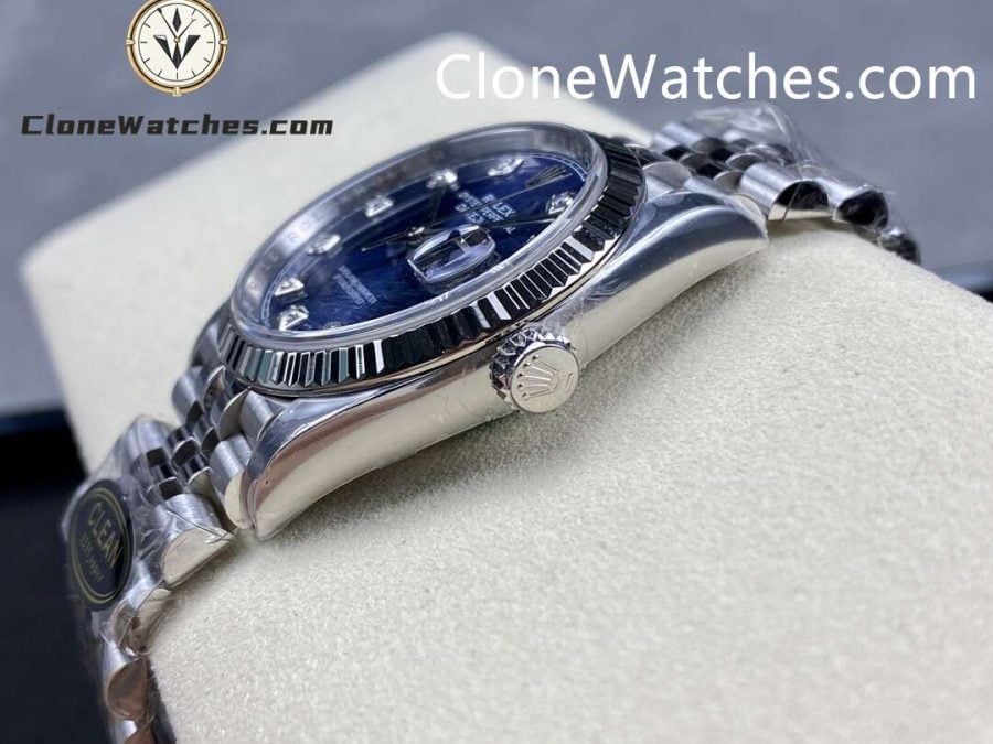 Rolex Super Clone Watches 1:1 DateJust Blue Diamond Dial Jubilee 36MM M126234 – 0037 3235 Movement - Image 6