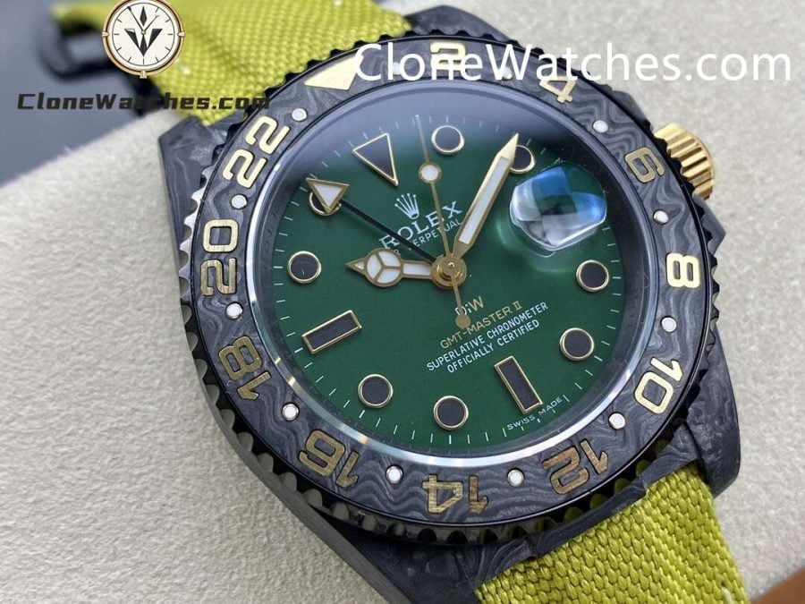 Modified Super Clone Watches 1:1 DIW Rolex GMT Master II “DESERT CAMO” 3285 Movement - Image 2