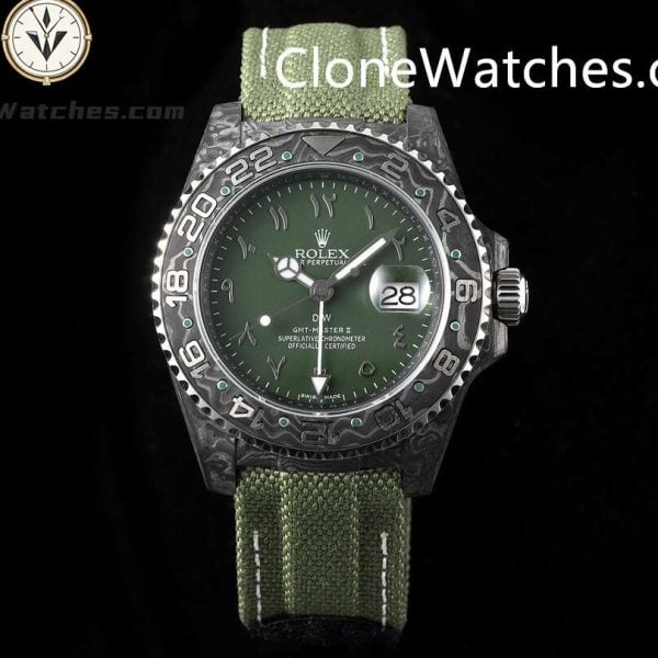 Super Clone Watches – Modified DIW Rolex GMT Master II "OLIVE GREEN"