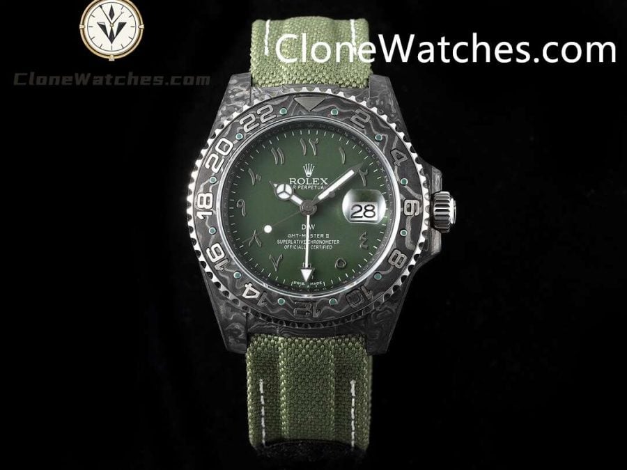 Super Clone Watches – Modified DIW Rolex GMT Master II "OLIVE GREEN"