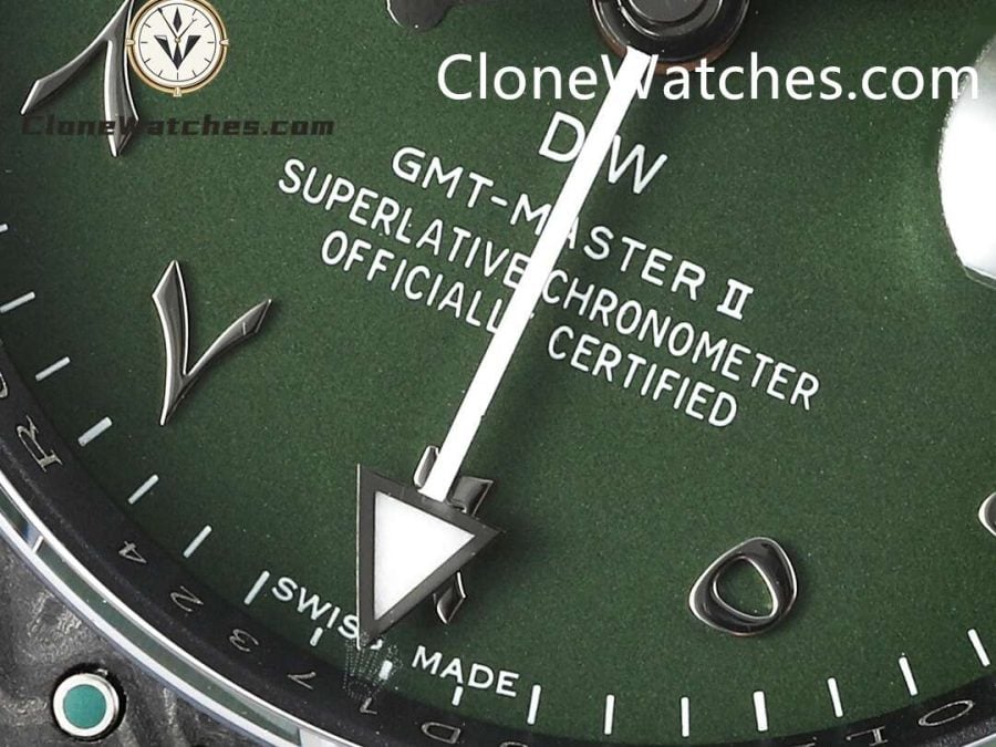 Modified Super Clone Watches 1:1 DIW Rolex GMT Master II "OLIVE GREEN" 3285 Movement - Image 5