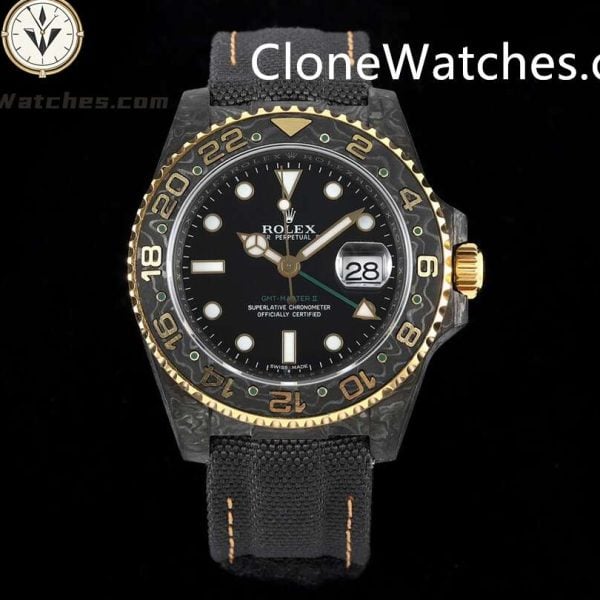 Super Clone Watches – Modified DIW Rolex GMT Master II "GOLDEN SPEEDSTER GREEN HAND"