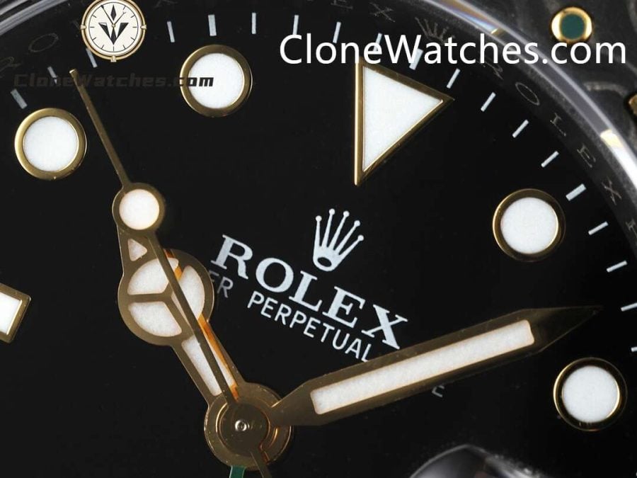 Modified Super Clone Watches 1:1 DIW Rolex GMT Master II "GOLDEN SPEEDSTER GREEN HAND" 3285 Movement - Image 4