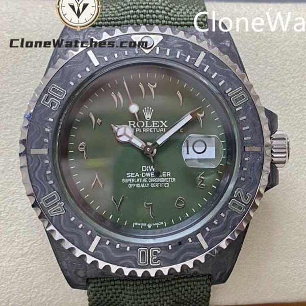 Super Clone Watches – Modified DIW Rolex Sea Dweller "HUNTER ARABIC"