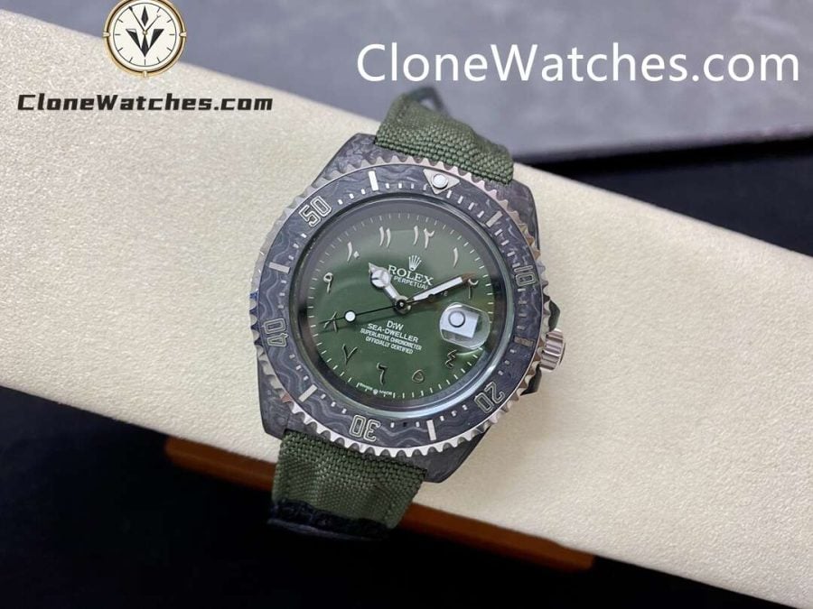 Modified Super Clone Watches 1:1 DIW Rolex Sea Dweller "HUNTER ARABIC" 3235 Movement - Image 6