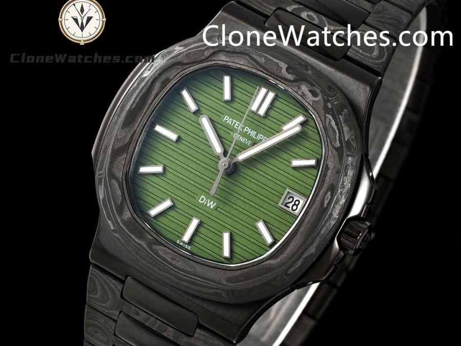 Modified Super Clone Watches 1:1 DiW Patek Philippe Nautilus 5711 BLACK GRAIL KHAKI - Image 3