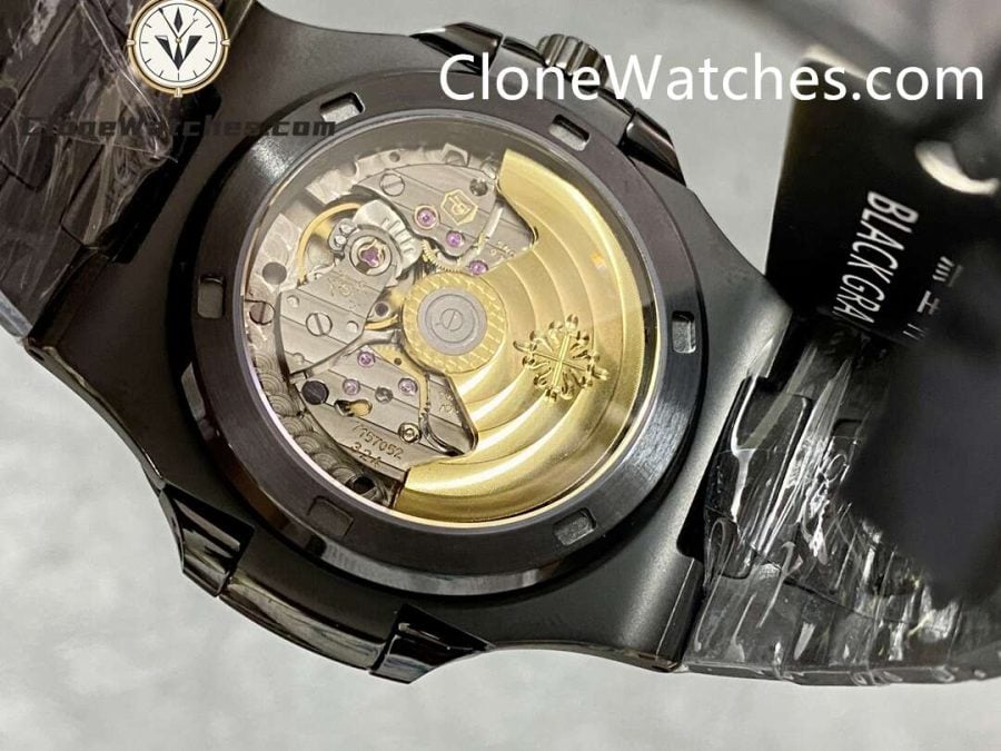 Modified Super Clone Watches 1:1 DiW Patek Philippe Nautilus 5711 "BLACK GRAIL CELESTE" - Image 7