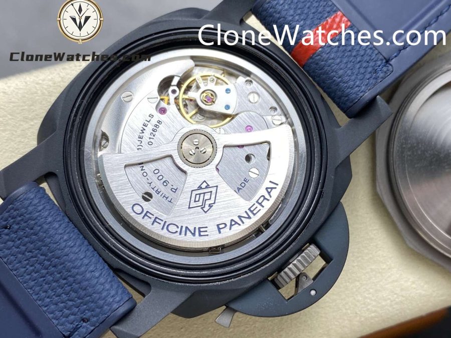 Panerai Super Clone Watches 1:1 Submersible Luna Rossa Ti-Ceramitech PAM01543 White Dial - Image 8