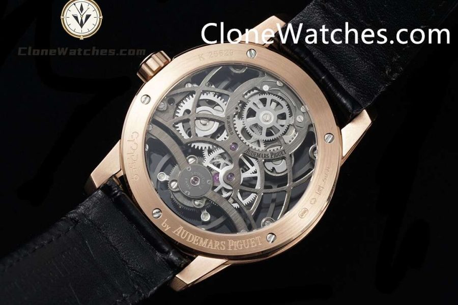 Audemars Piguet Super Clone Watches 1:1 Code 11.59 Tourbillon Rose Gold Black Openworked 26600OR 41mm - Image 8