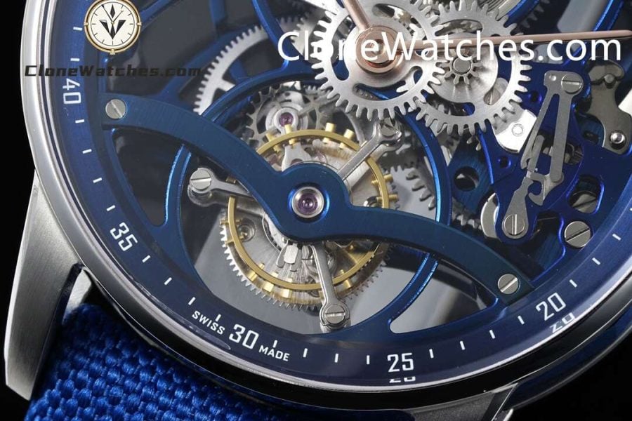 Audemars Piguet Super Clone Watches 1:1 Code 11.59 Tourbillon Blue Openworked 26600NB 41mm - Image 5