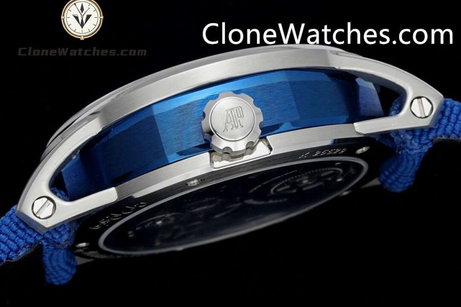 Audemars Piguet Super Clone Watches 1:1 Code 11.59 Tourbillon Blue Openworked 26600NB 41mm - Image 6