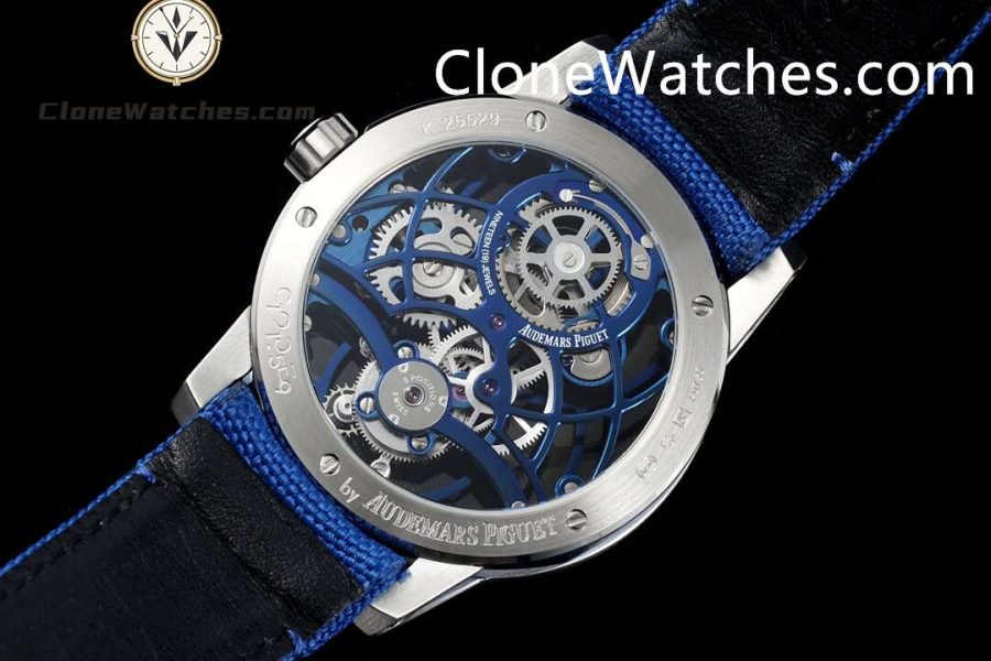 Audemars Piguet Super Clone Watches 1:1 Code 11.59 Tourbillon Blue Openworked 26600NB 41mm - Image 8